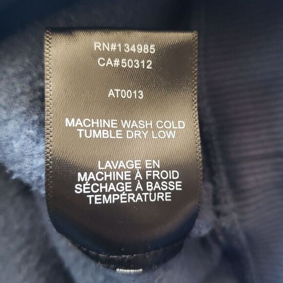 For Love & Lemons Womens Blue Josie Cropped Fleece Oversized Sweatshirt Size L - Picture 7 of 10